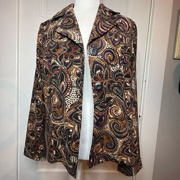 Requirements Two Button Paisley Jacket - Picture 3 of 12